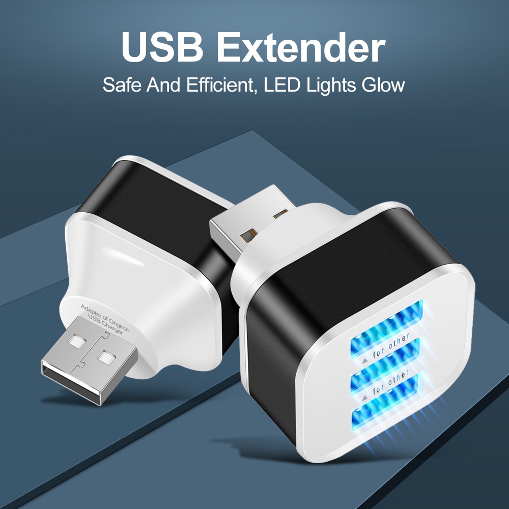 Laptop Accessories Usb - Adaptateur USB 3 en 1 pour