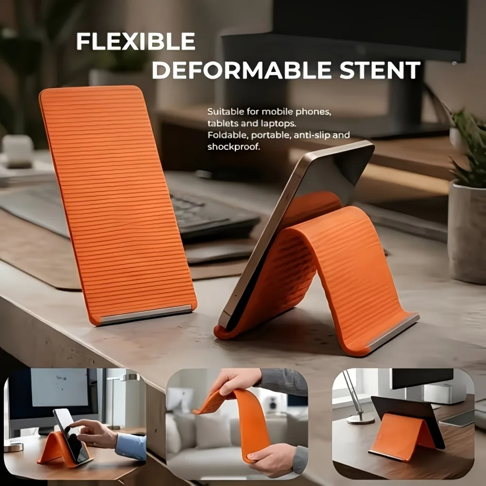 Laptop Stand Portable - Support de téléphone pliable en silicone