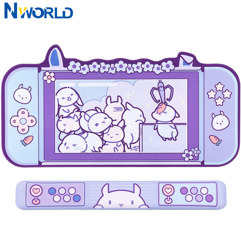 Laptop Accessories Pink - Grand tapis de souris de jeu