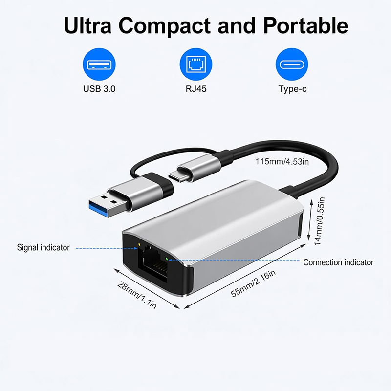 Adaptateur Ethernet LAN USB 3. - Laptop Accessories Usb avis et prix