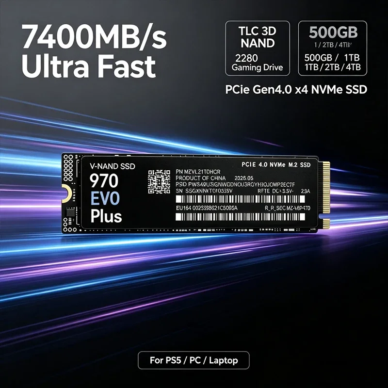 SSD NVMe M.2 7400 Mo/s 970 EVO - Samsung Ssd 980 Pro avis et prix