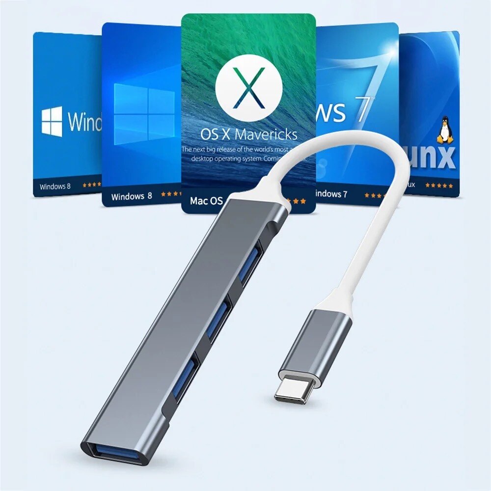 Hub USB 3.0 à 4 ports, Hub USB - Laptop Accessories Usb avis et prix