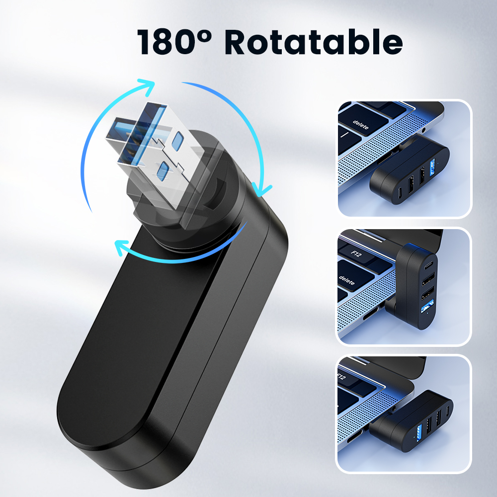 Hub USB 2.0 multi-ports 4 port - Laptop Accessories Usb avis et prix